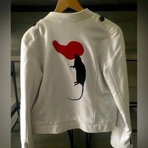 Handmade polish designer jacket. She/s a riot.
